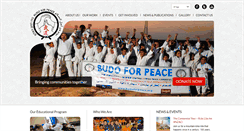 Desktop Screenshot of budoforpeace.org